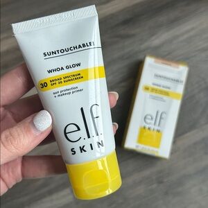 NWT e.l.f. Skin Suntouchable Whoa Glow SPF 30 Sunscreen